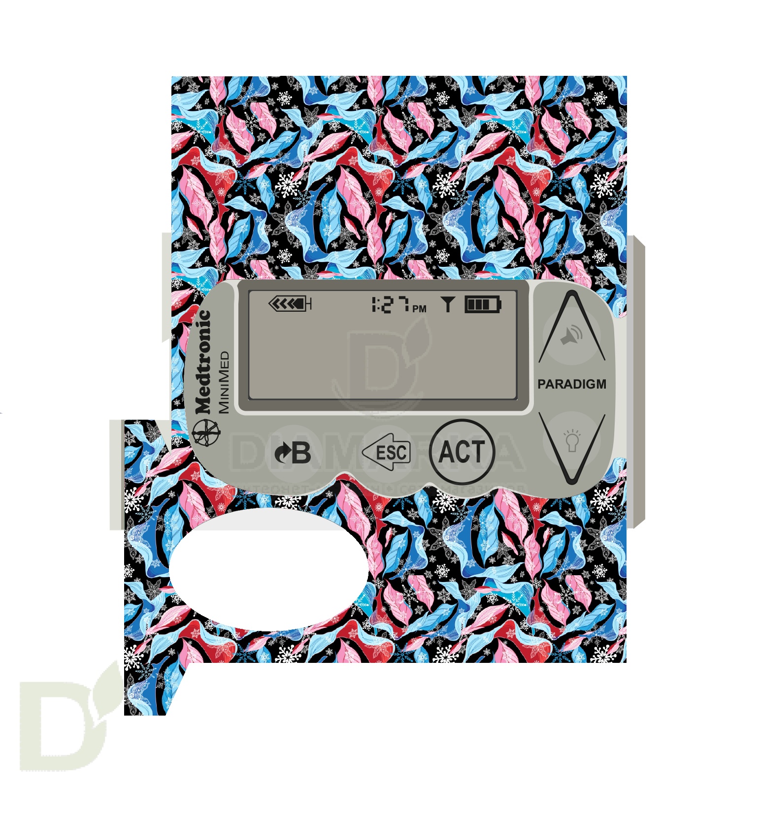 Наклейка на помпу Medtronic моделей 715, 722, 754