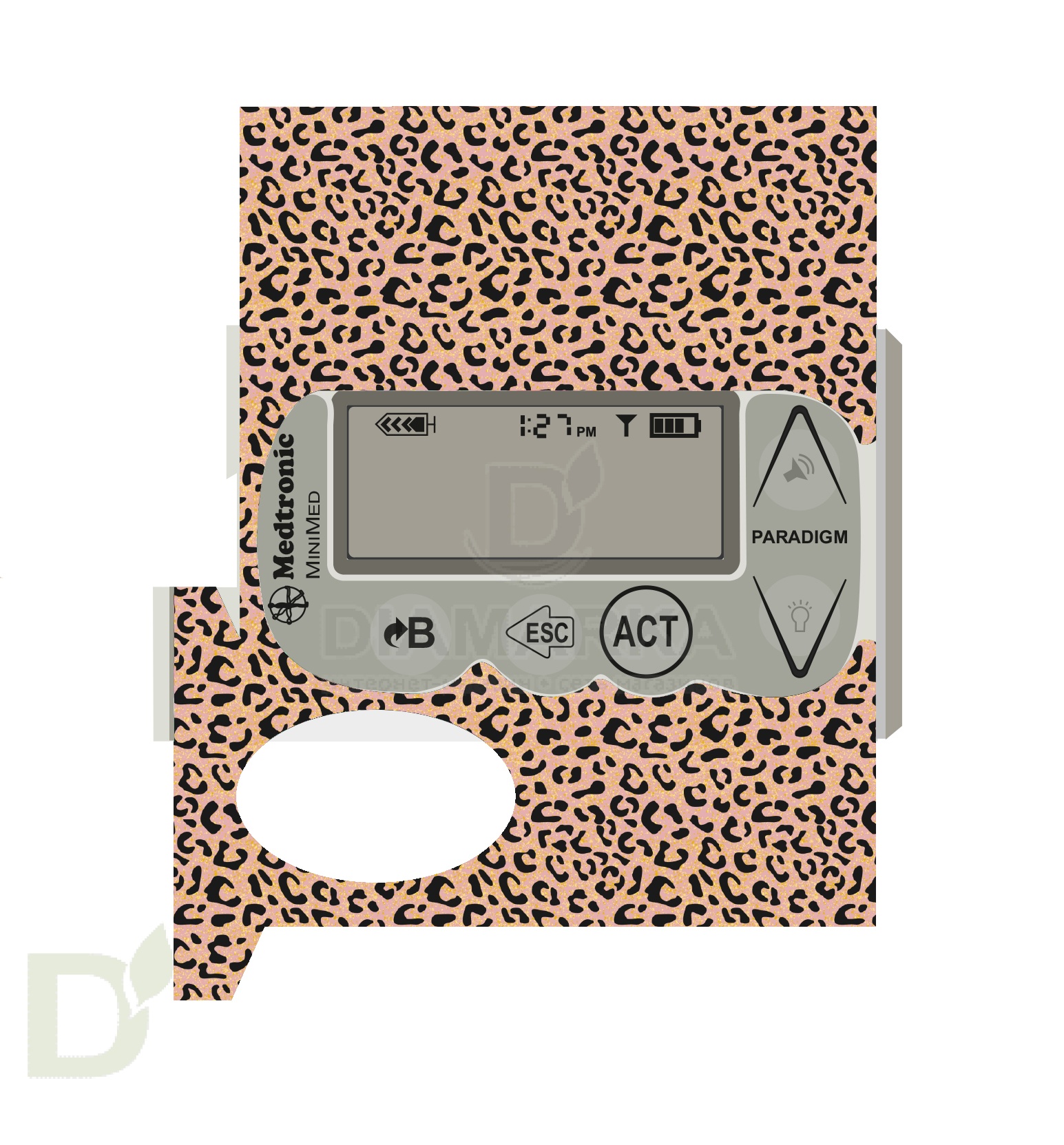 Наклейка на помпу Medtronic моделей 715, 722, 754