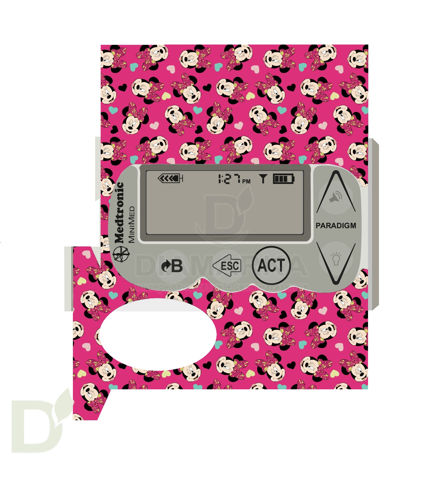 Наклейка на помпу Medtronic моделей 715, 722, 754