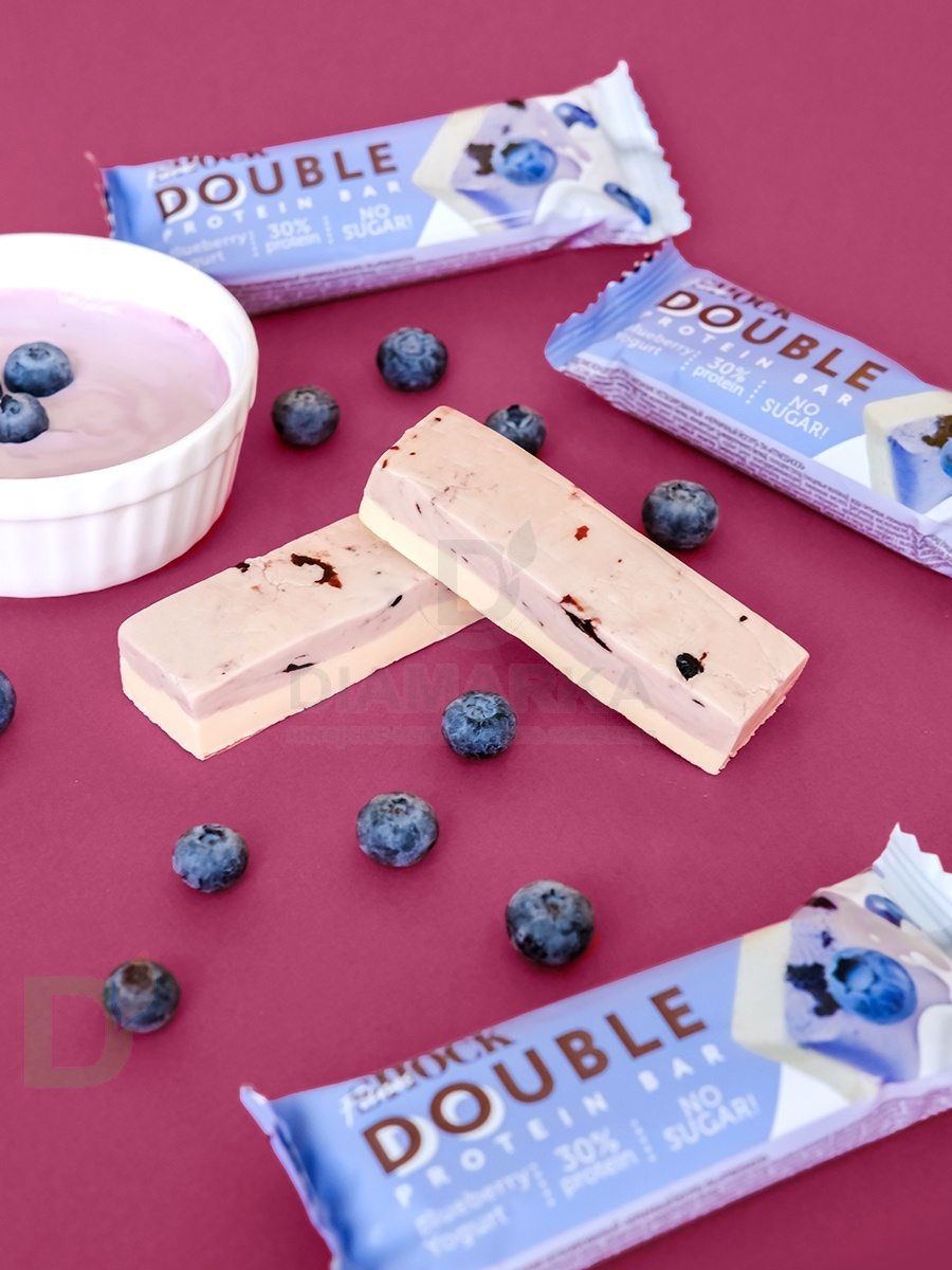 Батончик протеиновый FitnesShock Черничный йогурт 40гр. в интернет-магазине