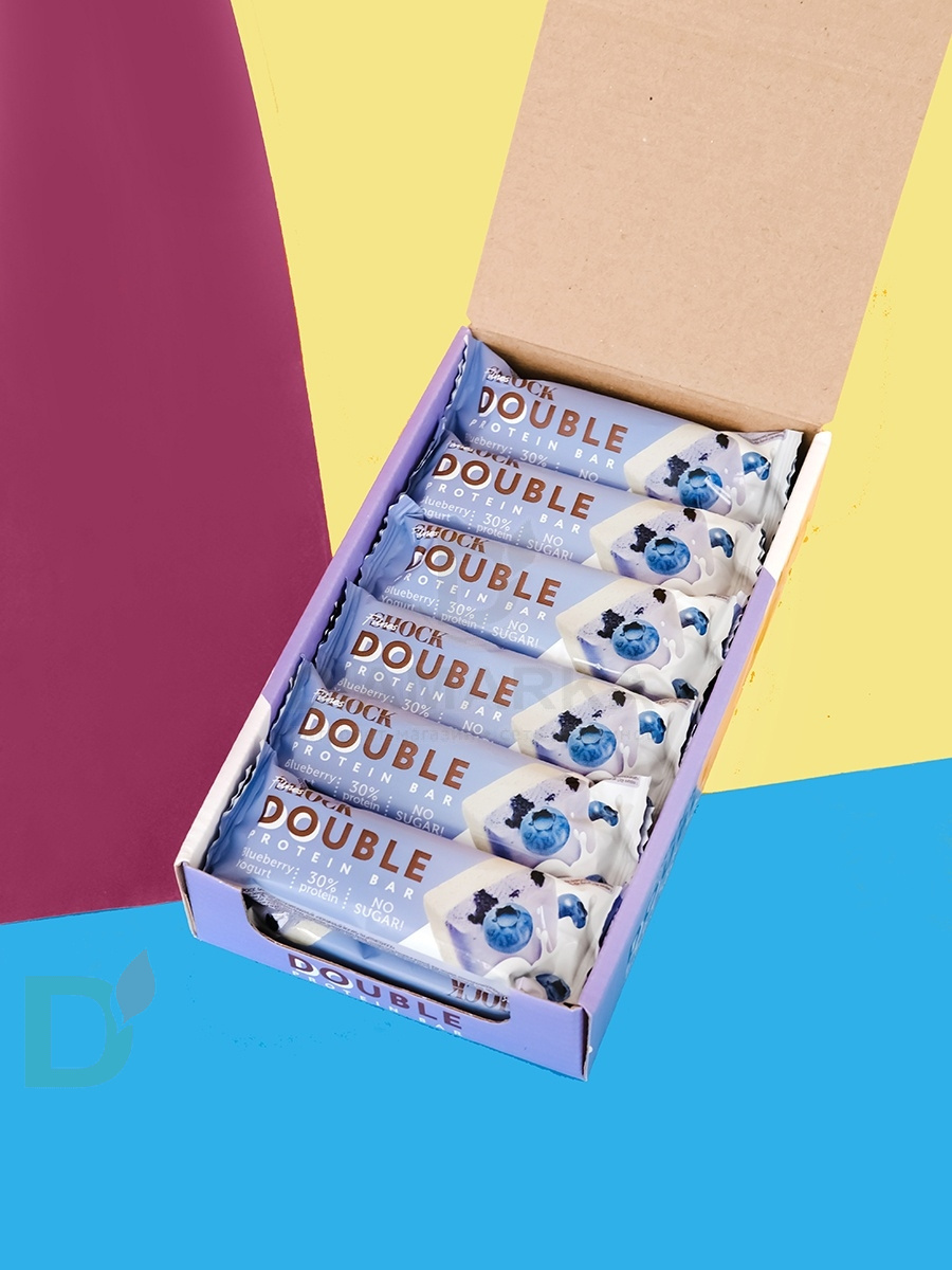 Батончик протеиновый FitnesShock Черничный йогурт 40гр. в интернет-магазине