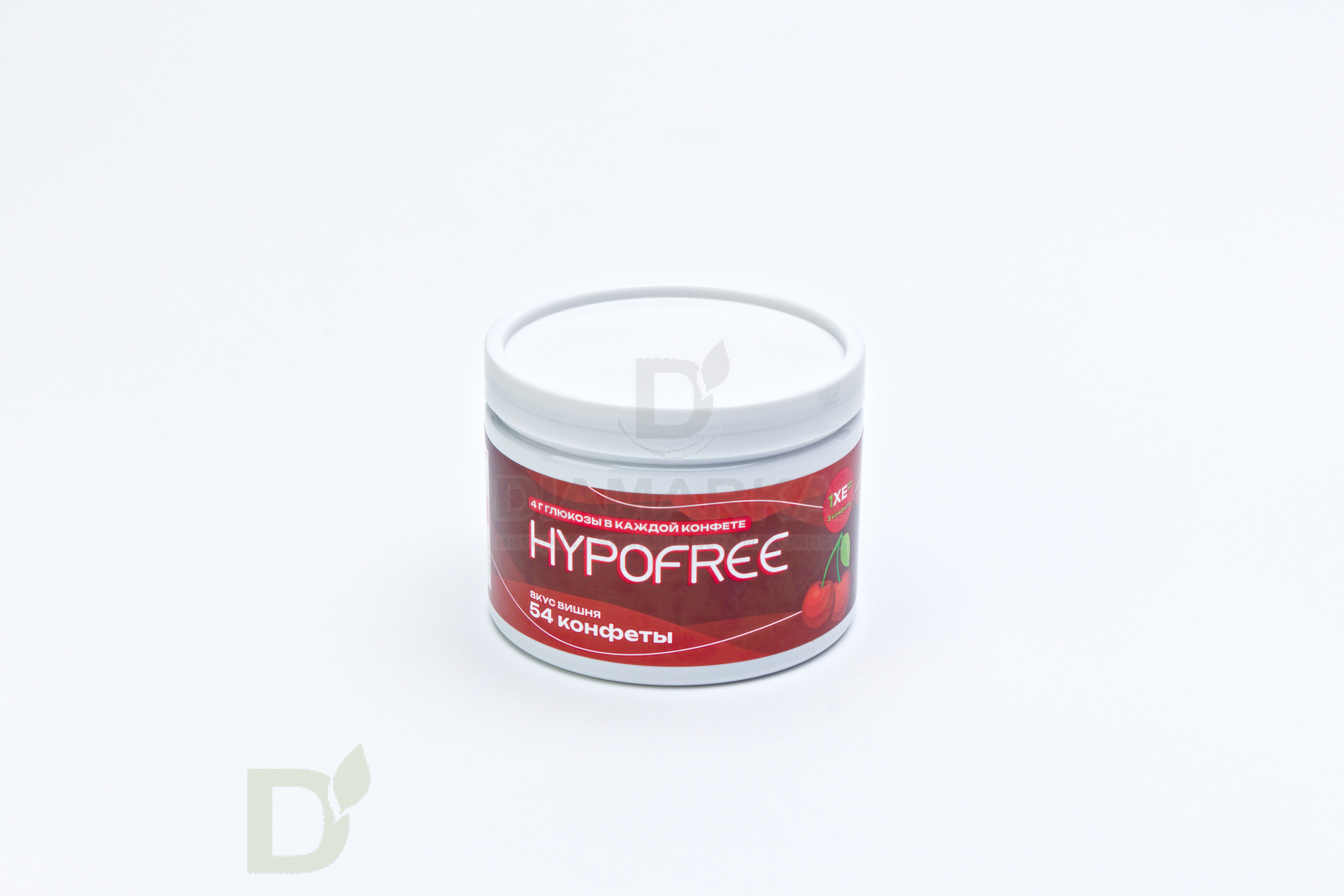 Конфеты таблетированные HYPOFREE 54 шт по 4 гр. Вишня