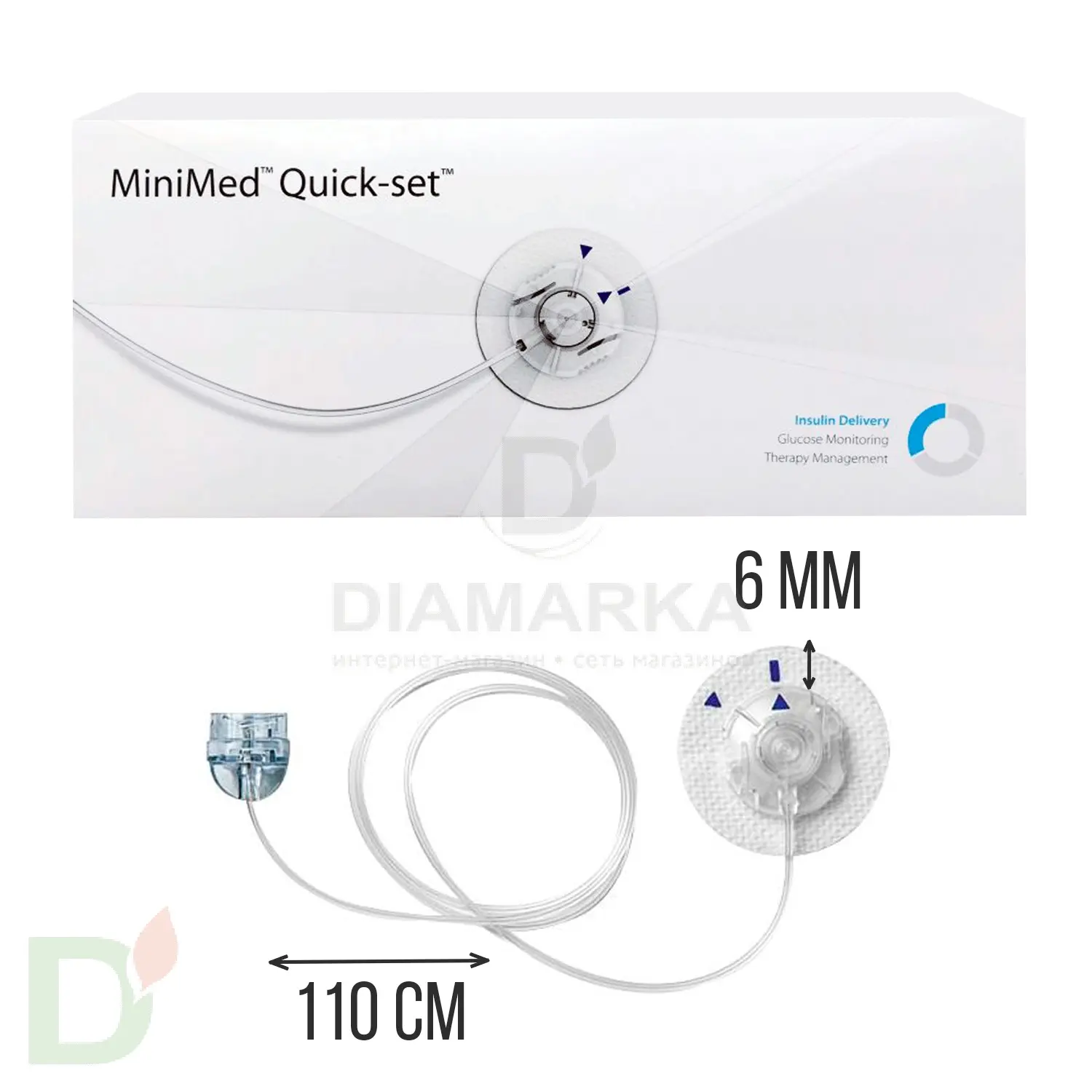 Катетер Quick-Set / Квик-Сет, 6/110 (ММТ-398А), 1 шт.